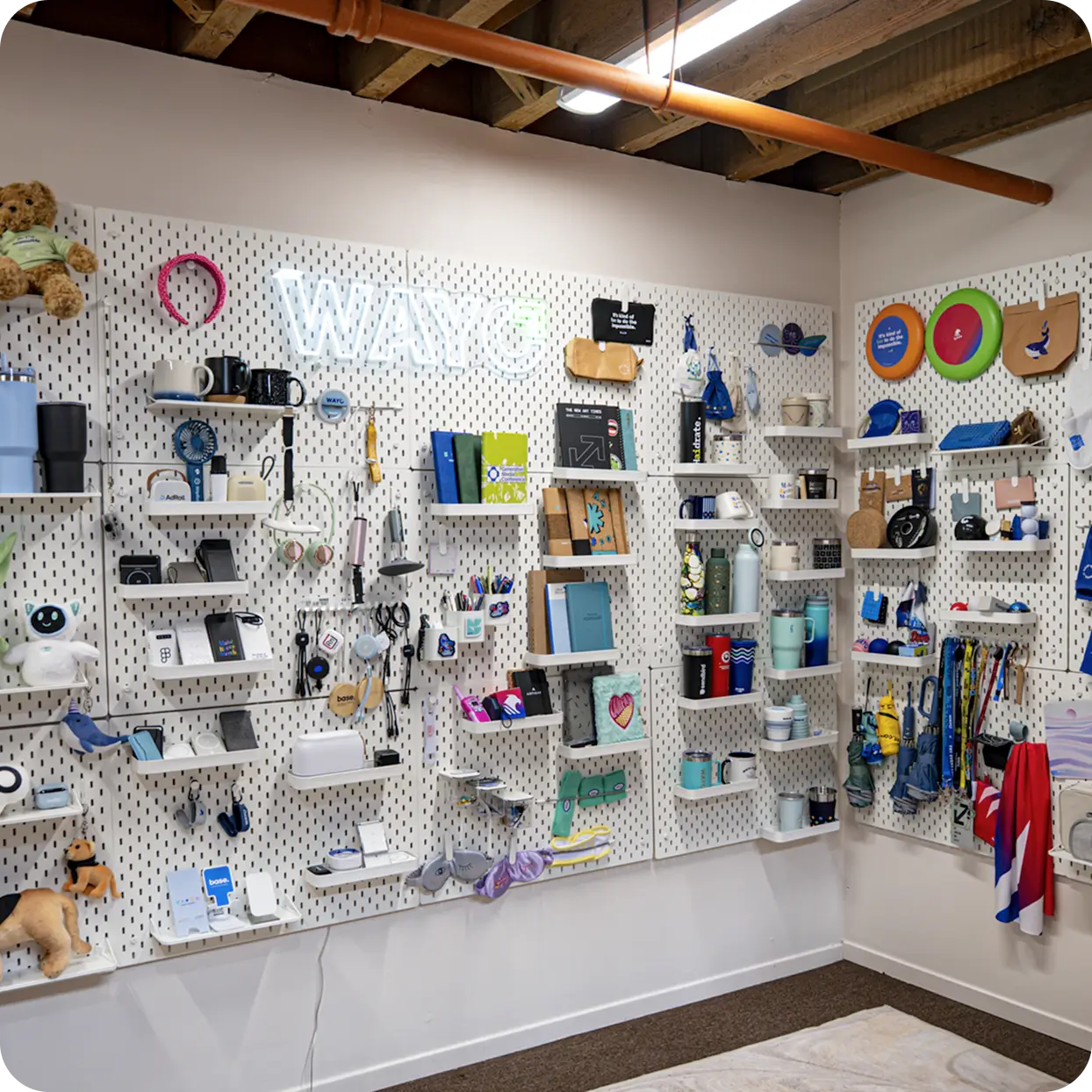 Visitors in the Wayo showroom